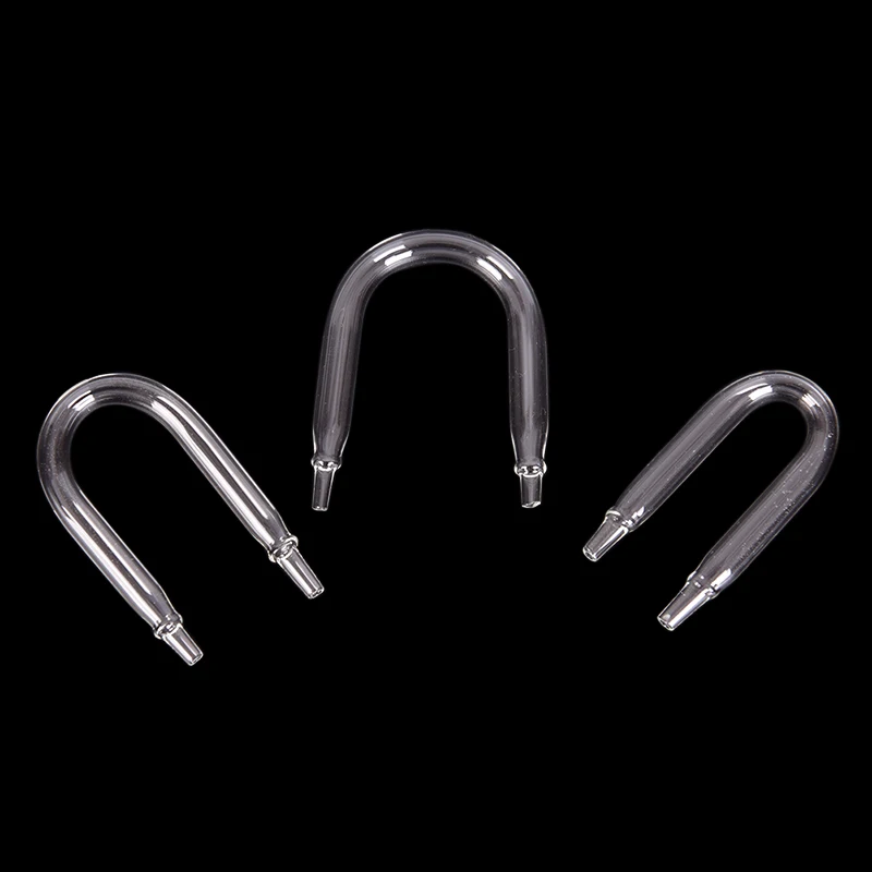 New Fish tank aquarium co2 diffuser check valve u shape glass tube S/M/L