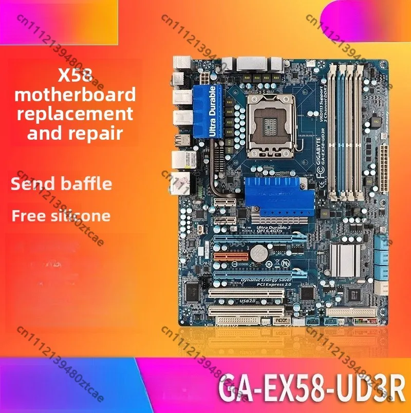 High Performance LGA1366 Mainboard DDR3 Triple Channel Enhanced Power Supply Desktop Motherboard