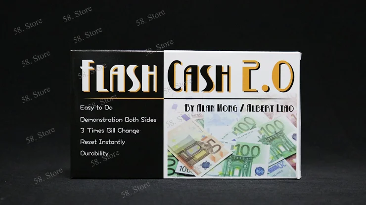 Flash Cash 2.0 By Alan Wong & Albert Liao Magic tricks ( 58 Store Download )