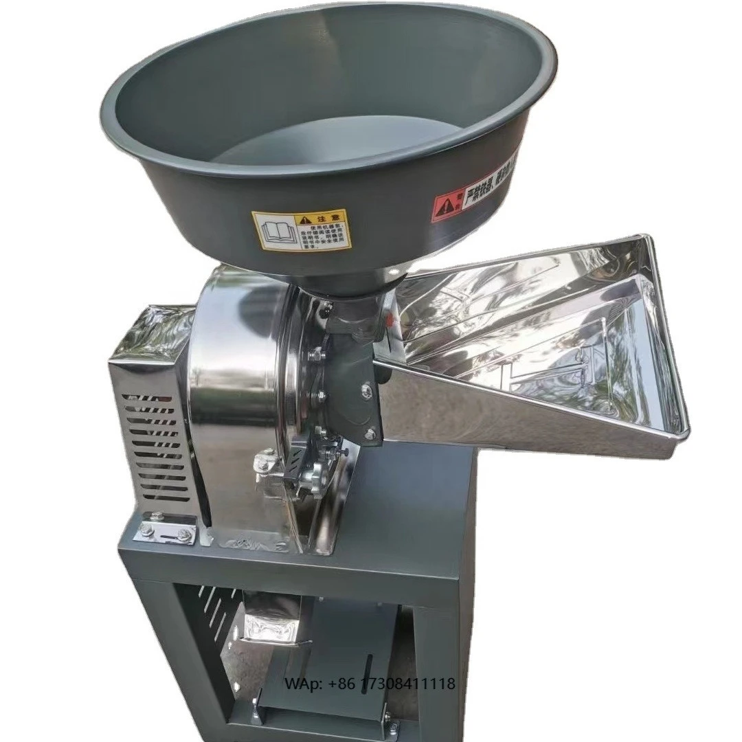 Mini Grain Processor Stainless Steel Animal Feed Hammer Mill Grain Mill Corn Mill