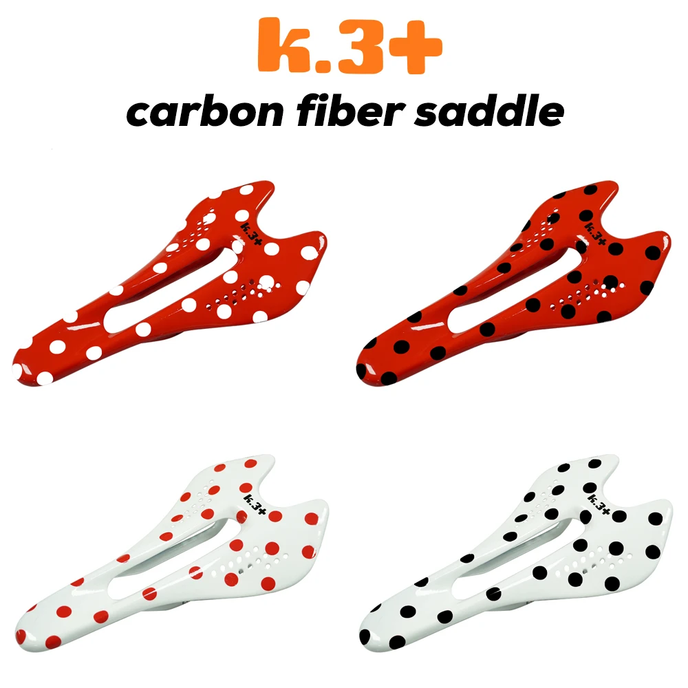 

Велосипедное седло из углеродного волокна K3, индивидуальное седло, для шоссейных/MTB велосипедов, 122/132 мм, 7x9 мм, 64 г, глянцевое, велосипедные аксессуары