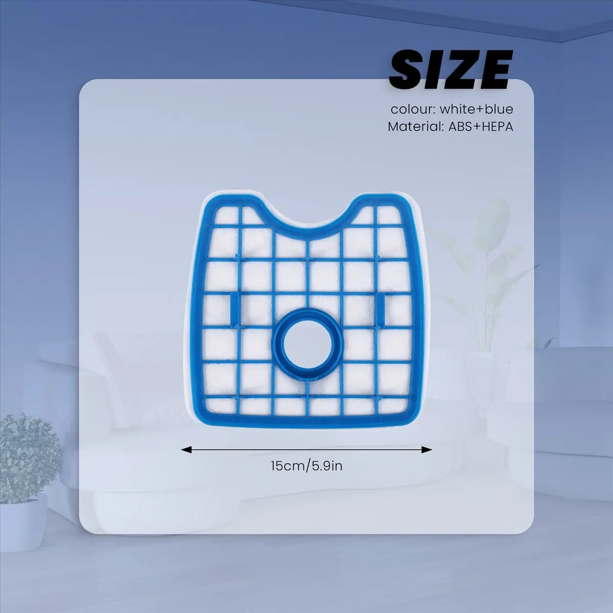 

【Скидка 50%】для FC8820 FC8810 FC8812 FC8822 FC8830 FC8832 FC8932 Робот-пылесос HEPA Сменные фильтры Запчасти