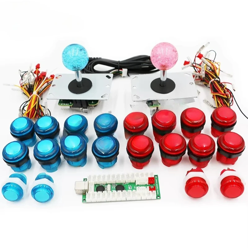 Botão do kit de arcade de 2 jogadores Arcade de latência zero