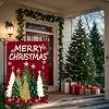 Merry Christmas Trees Garden Flags 12x18 Inch -Double Sided Small Christmas Yard Flags UV protection Fade Resistant for Holi jjp
