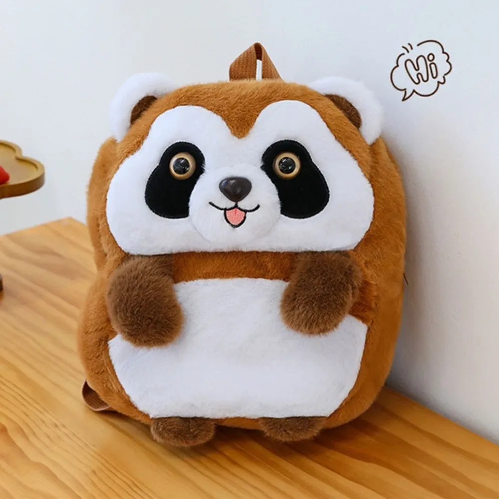 Tas Ransel Boneka Rakun Kecil Kapasitas Besar Tas Unta Lucu Tas Boneka Kartun Ringan untuk Pelajar