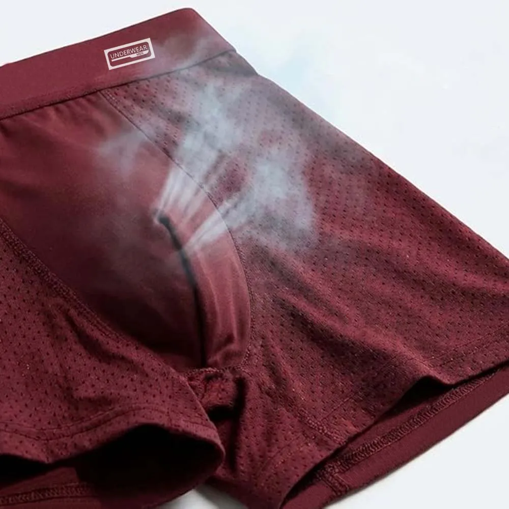 8 Stück Herren-Unterwäsche aus Bambusfaser, atmungsaktive Herren-Slips mit Mesh-Einsatz, U-förmige Herren-Unterhosen, für den täglichen Gebrauch, weiche Herren-Slips. – Detail 8