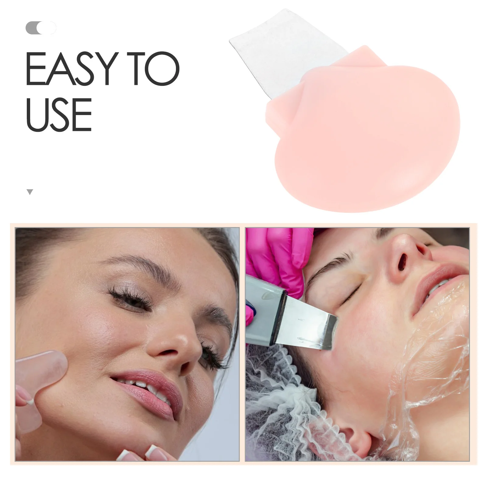 أداة إزالة الرؤوس السوداء الصغيرة لمكشطة مسام الوجه ملعقة الجلد اليدوية مقشر جهاز تنظيف الوجه للمنزل والسفر والمكتب #2