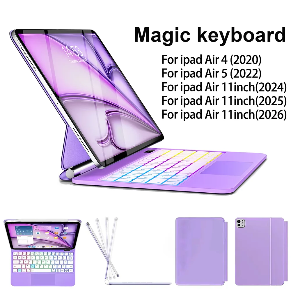 magic-keyboard-case-for-ipad-air4-air5-air11-air-4th-5th-generation-11-m2-2024-m3-2025-m4-2026-a2899-a3266-a3267-a3459-spanish