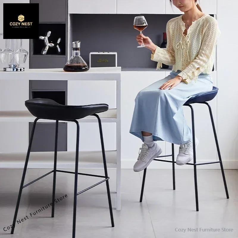 Минималистичные барные стулья для спальни, дизайнерский балкон, акцент для макияжа, поперечина, игровые обеденные стулья для спальни, скандинавская мебель для бара Sillas