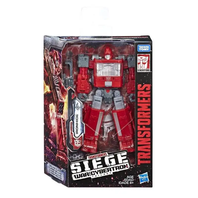 Transformers Ironhide WFC Siege War For Cybertron Sealed Deluxe Class Anime Figure Action Model Collectible Toys Gift