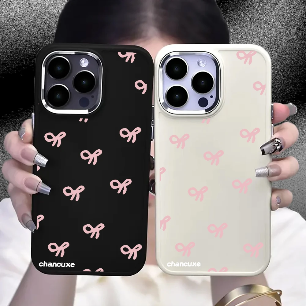 

Чехол для телефона с бестселлером розового банта для iPhone 16Pro Max/iPhone 16Pro/iPhone 16/16 Plus для iPhone 11 12 13 14 15 серий