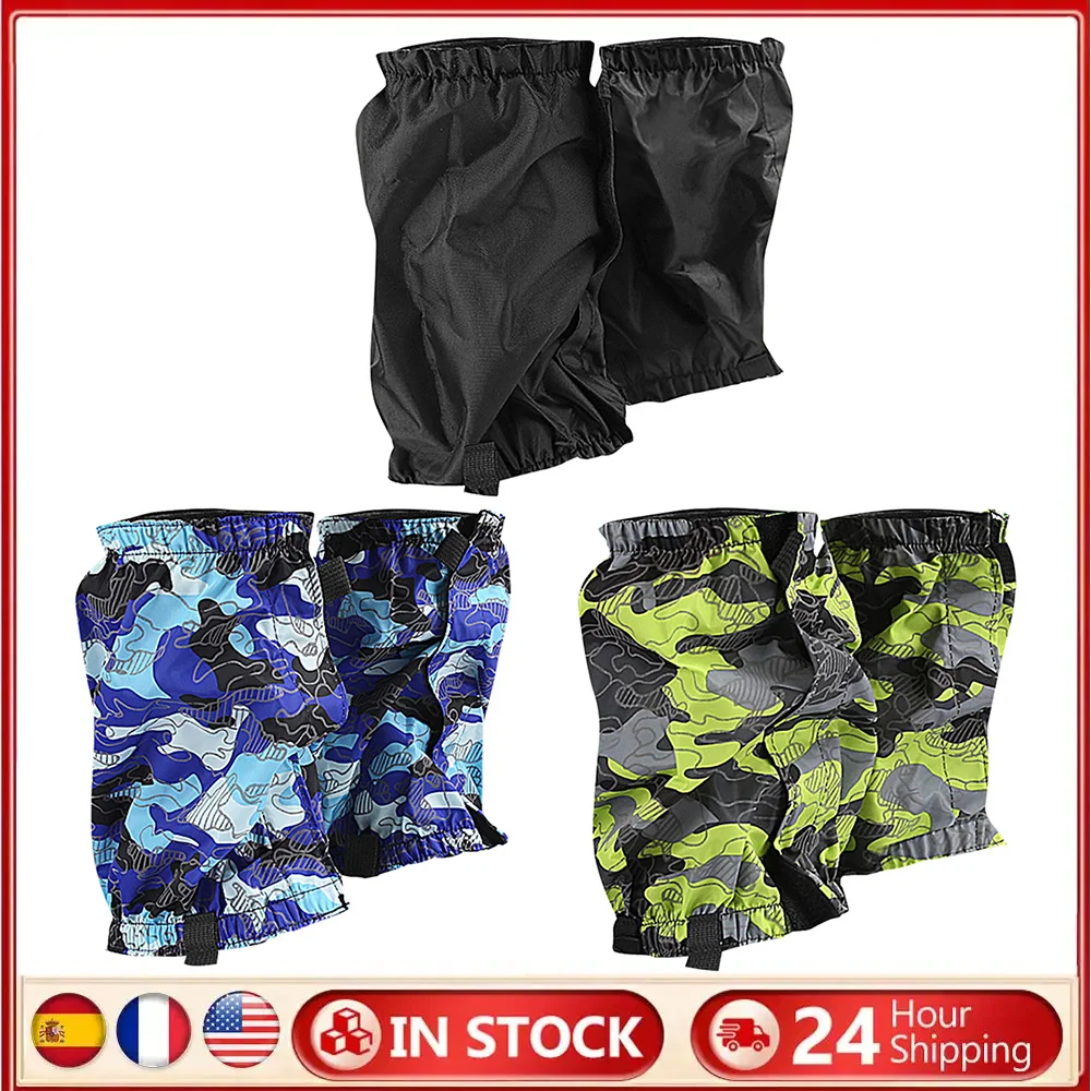 للجنسين في الهواء الطلق الثلوج غطاء للقدم مقاوم للماء يغطي الرجل الجراميق التمهيد غطاء الحذاء للمشي في الهواء الطلق المشي تسلق الصيد الملحقات