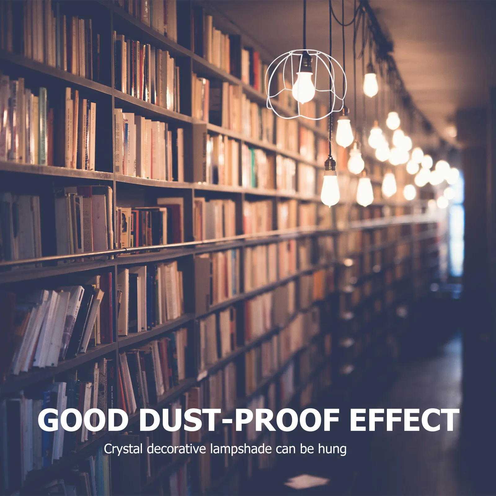 

8.5 Inch Lampshade Frame Wire Lamp Cover Ring for Lamp Shade Holder Vintage Metal Support DIY Light Cage Guard Table Desk