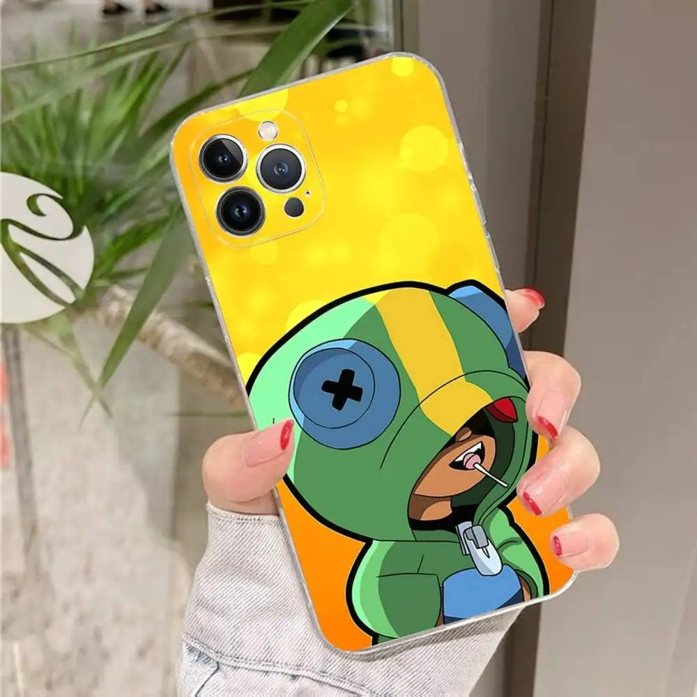 Jogo leon estrelas caso de telefone para iphone 16 15 14 11 12 13 mini pro xs max capa 6 7 8 plus x funda escudo