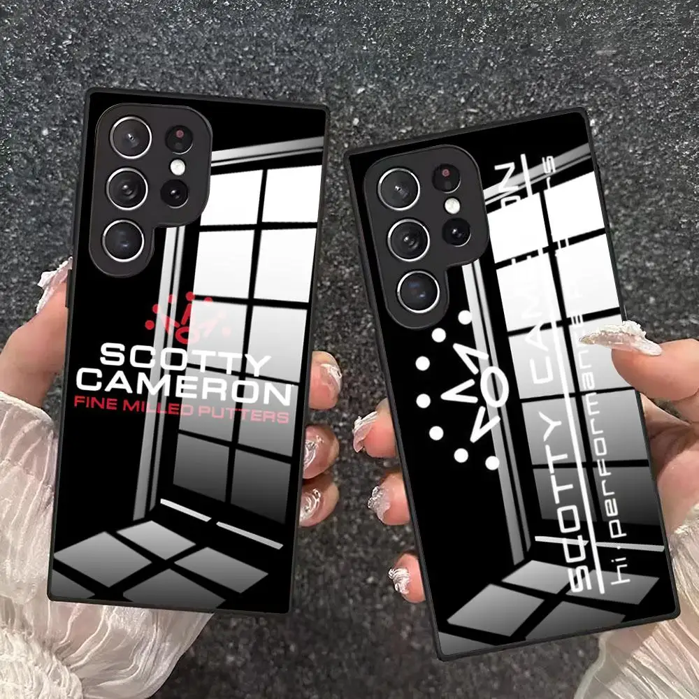 Black Scottys-S Camerons Flag Phone Case For Samsung Galaxy S24 S26 S25 S23 FE Edge Plus Ultra A57 A27 A25 A16 A15 A14 Black