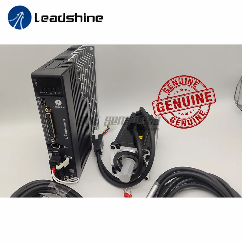 Imagem -05 - Genuíno Leadshine 400w L7400 ac Servo Motor Drive e Leadshine ac Servo Motor Acm6004m2h63-d-ss com Cabos Completos 100