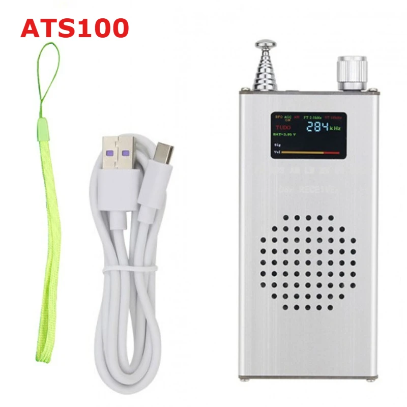 ATS120 Ricevitore Portatile Bluetooth Ssb Fm Rds 64-108Mhz Am Lsb Usb Ricevitore Radio Per Tutte Le Bande Antenna Estesa ATS100 ATS200 Radio