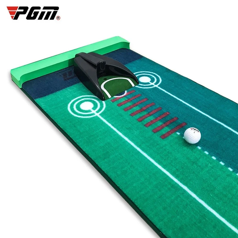 PGM Indoor Golf Putter Training Mat Putting Green Trainer Range Scale Double-direction Velvet Rug Blanket Home Office Game TL022