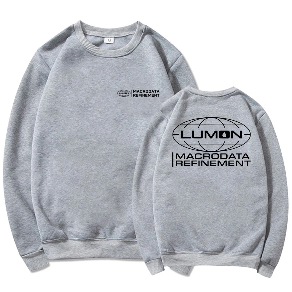 لومون ماكروداتا صقل البلوز قطع الوجهين هوديس للجنسين طويلة الأكمام Crewneck بلوزات برنامج تلفزيوني عاشق هدية