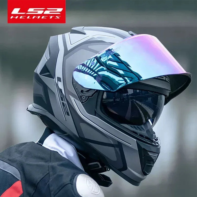 Original LS2 FF800 motorcycle helmet ls2 STORM full face Helmet kaciga casco moto capacete with fog-free system