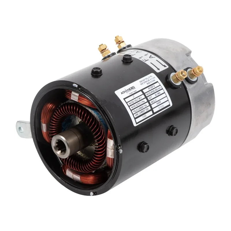 

XP-2067-S DC Motor Engines 48V Car Dc Motors for Lvtong Carts 10 spline shafts teeth