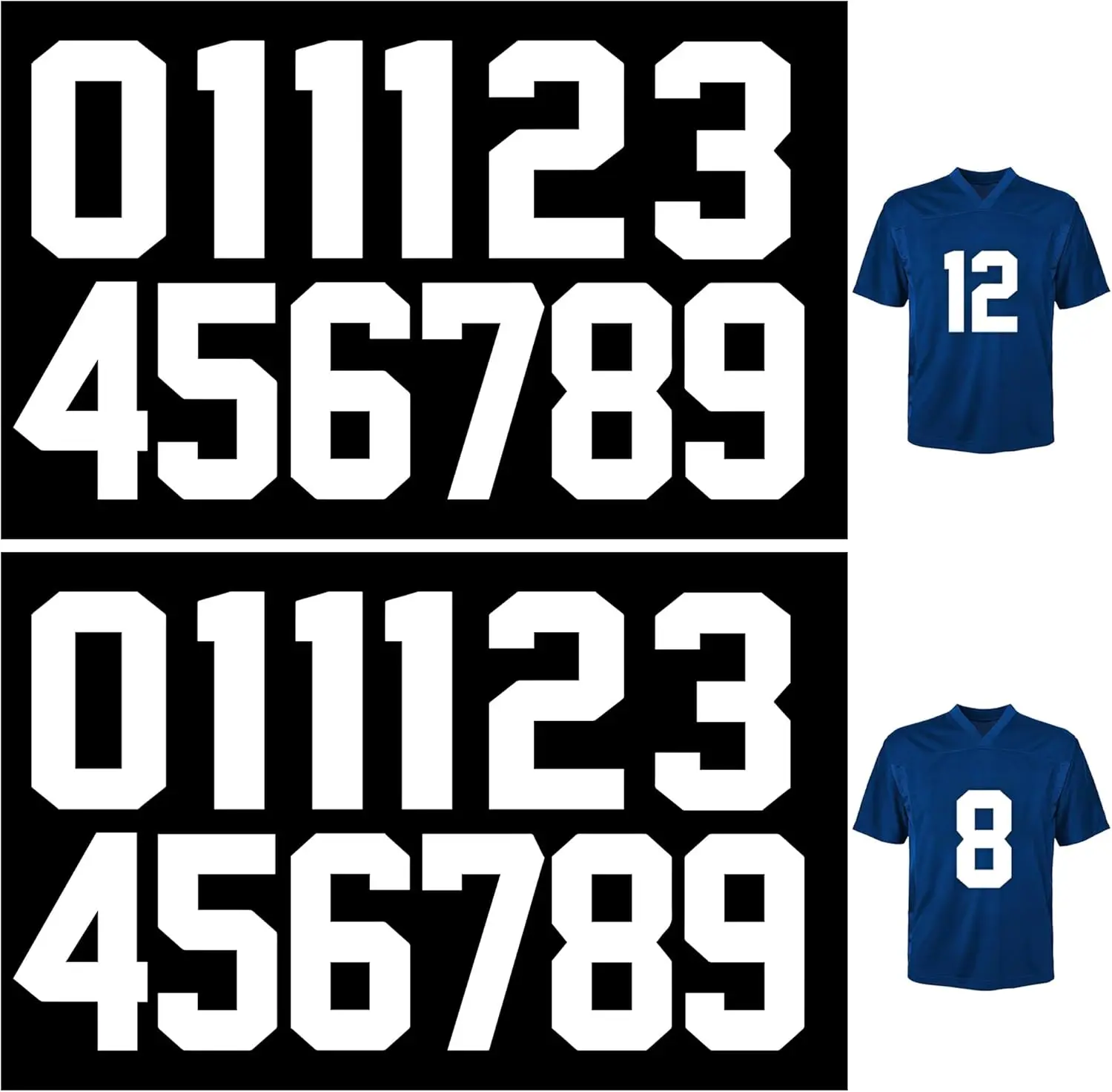 Camiseta esportiva branca 36 peças