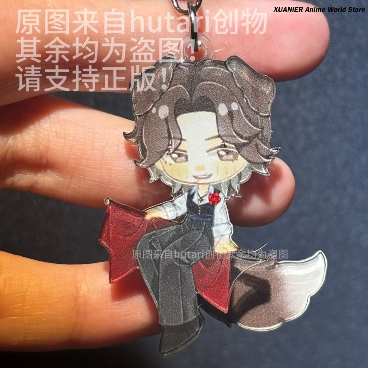 Matador Hernando Romero Identity V Cute Q Version Wagging Tail Acrylic Keychain Itabag Pendant Game Ornament Anime Keyring