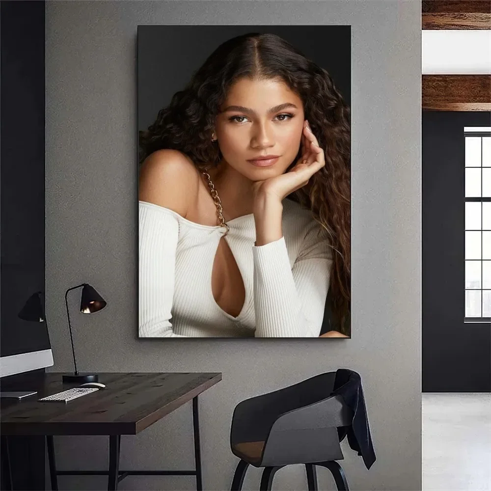 Zendaya Actor Poster Gallery Prints Painting Wall Canvas Pictures Living Room Sticker Small