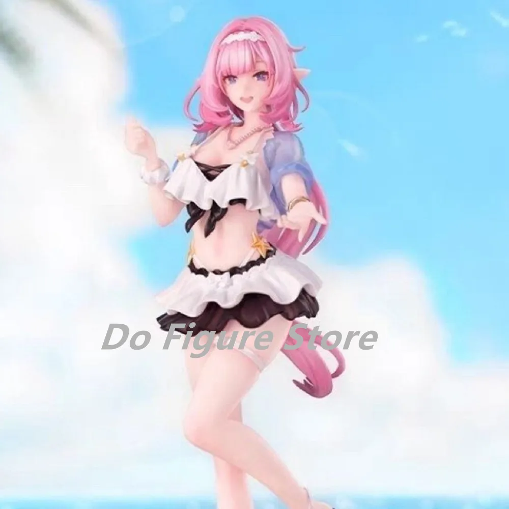 

23 см фигурка Elysia аниме Honkai Impact 3rd милый настольный купальник пляжная модель настольная игрушка подарочная коллекция украшения ПВХ