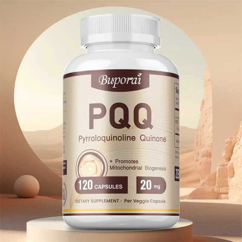 

PQQ Supplement - Supports Mitochondria, Increases Energy Levels, Improves Sleep Quality, Boosts Immunity, Non-GMO, Gluten-free