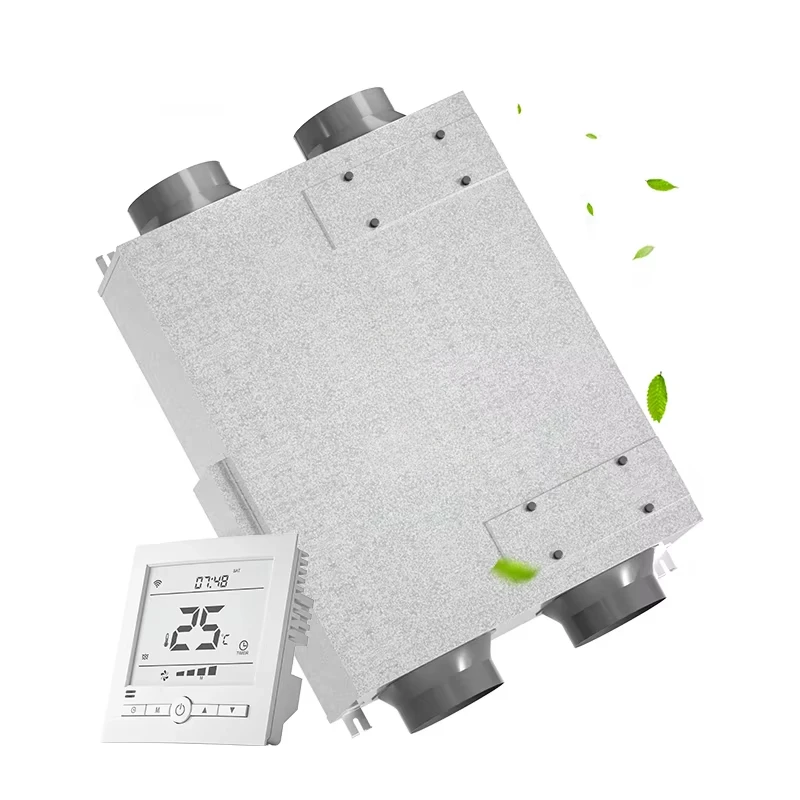 

Energy Recovery Ventilator HVAC System Dual VMC Crossflows Recuperators Single Room Heat Recovery Mechanical Ventilation