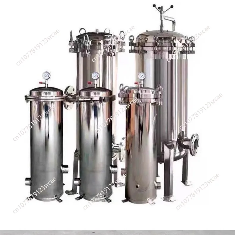 304 stainless steel filter front flange bag clamp water purifier water treatment filter element high precision