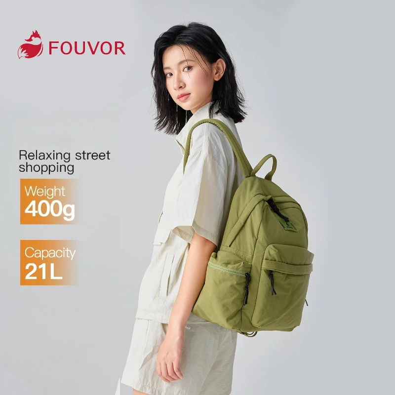 

Fouvor Travel Bags Large Capacity Durable Lightweight Women's Backpack 2025 Back-friendly Versatile Convenient Backpacks 3072-05