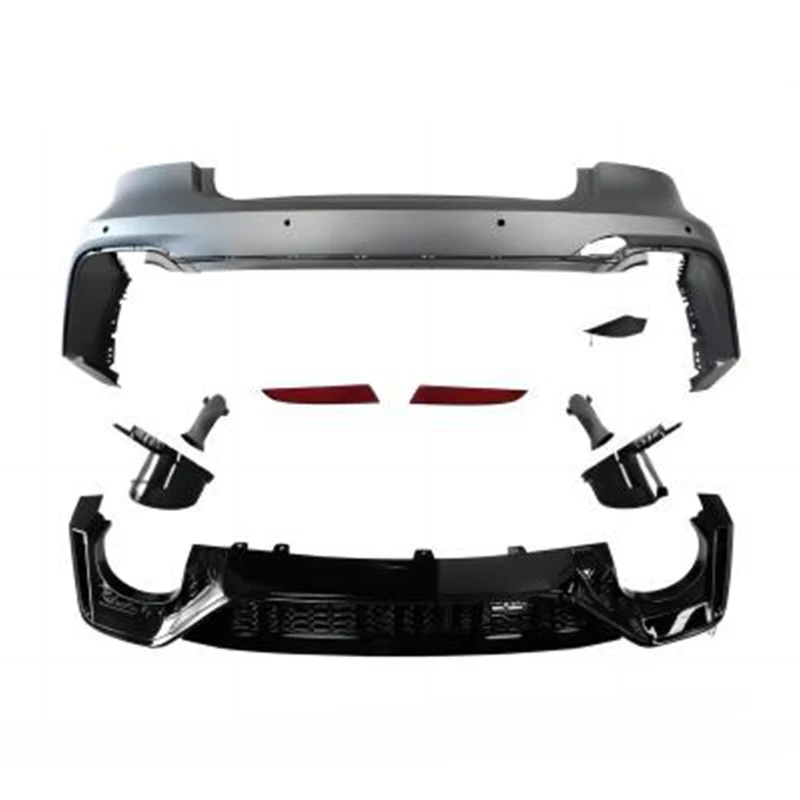 A5 S5 B8 Rear Bumper with Diffuser for Audi A5 S5 RS5 Auto Modified 2017 -2021