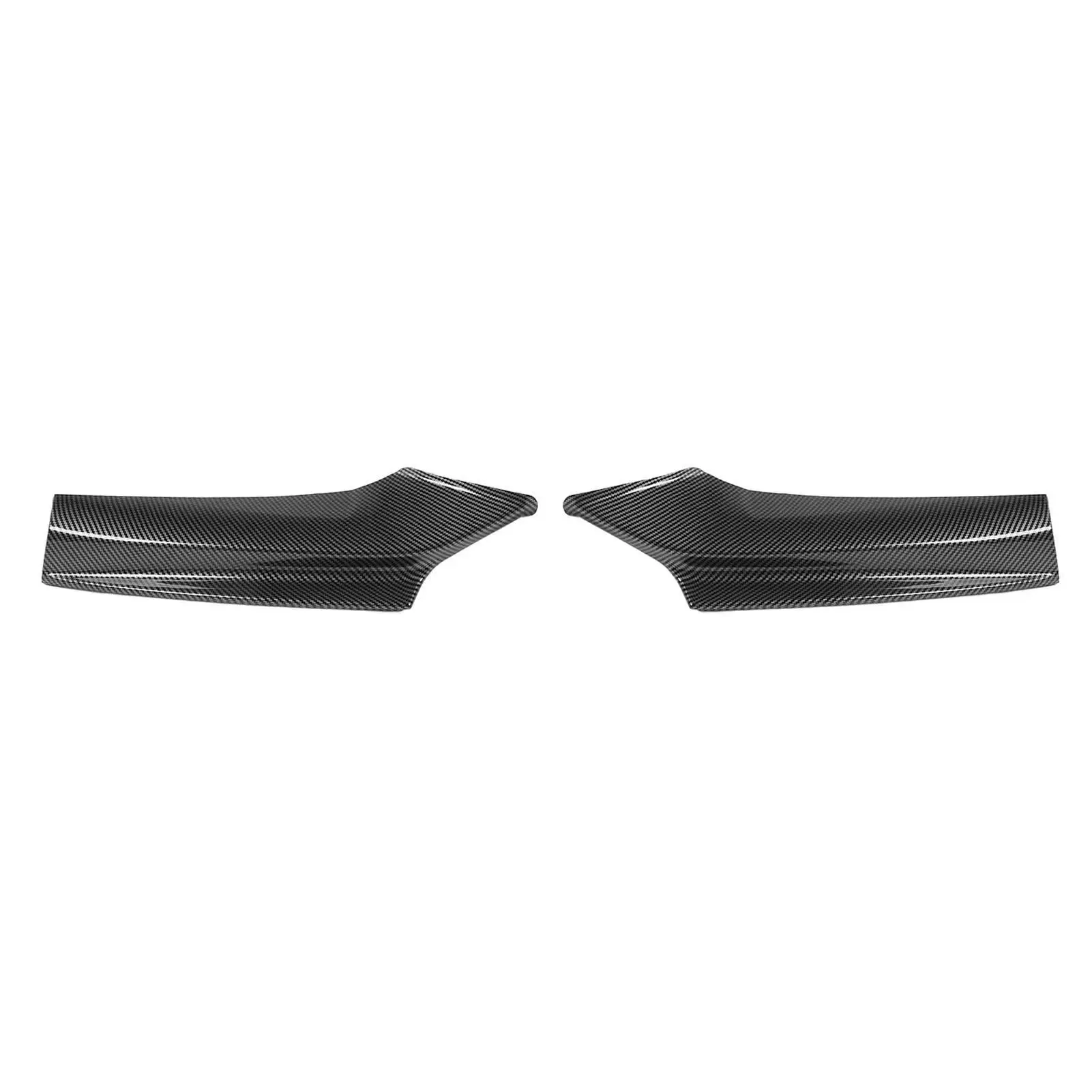 Pair of Front Bumper Lip Spoiler Reduce Wind Resistance Bumper Corner Splitter for BMW 5 Series F10 F11 M Sport 2010 to 2016