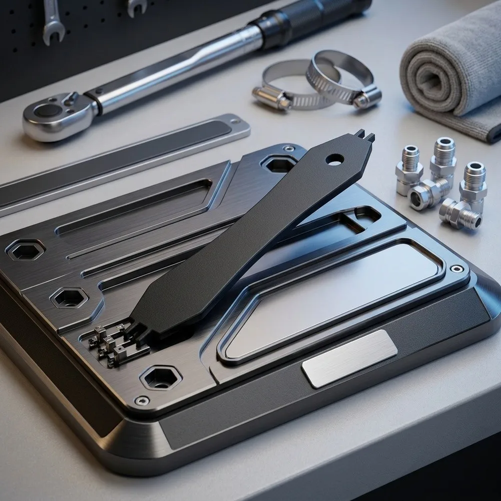 Plastic Air Conditioner Disconnect Tool Compatible with For Toyota Models 10.5 x 4.25 x 0.25 in Compact Design