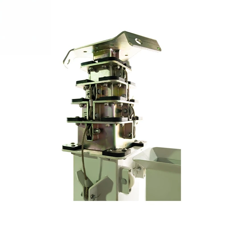 Steel hydraulic 100kg maximum payload lifting telescopic mast hydraulic lifting rod