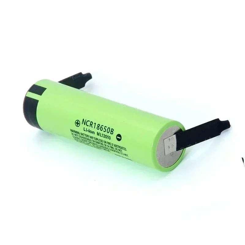 100% Original 18650 แบตเตอรี่ 3.7V 3400mAh 18650 แบตเตอรี่ลิเธียมแบบชาร์จไฟได้สําหรับ 18650 แบตเตอรี่ + DIY นิกเกิลชิ้น