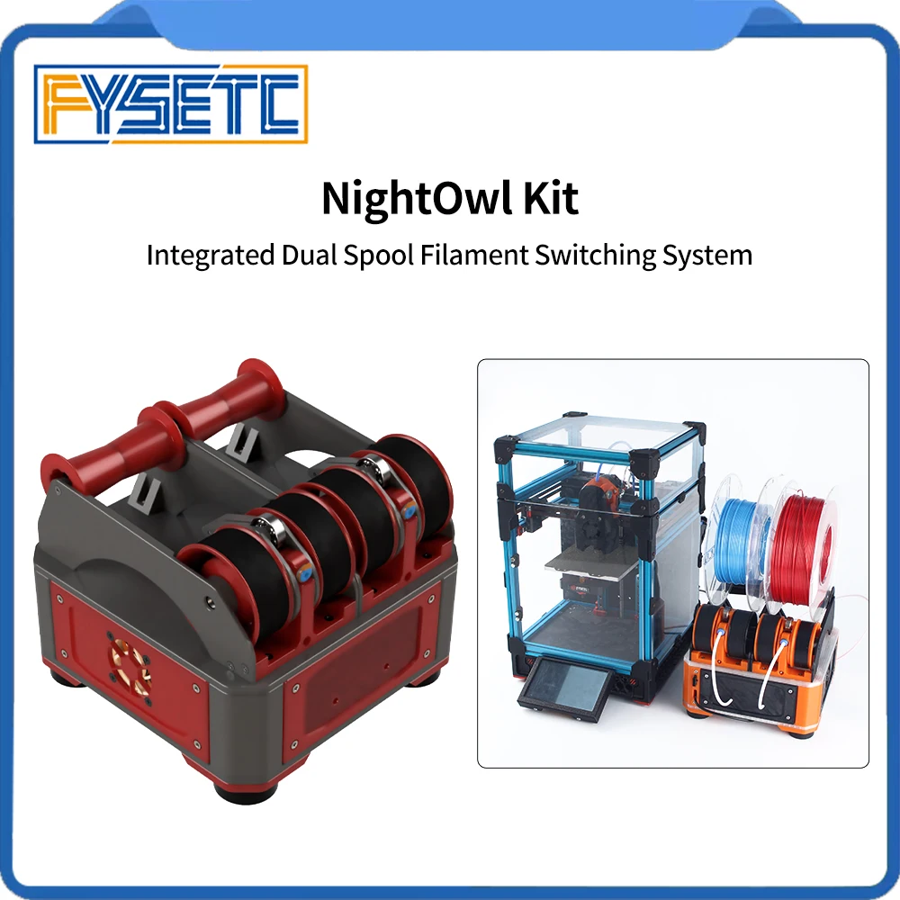 

Комплект FYSETC NightOwl, встроенная система переключения двойной катушки накаливания, комплект высококачественных деталей 3D-принтера для Voron Vzbot