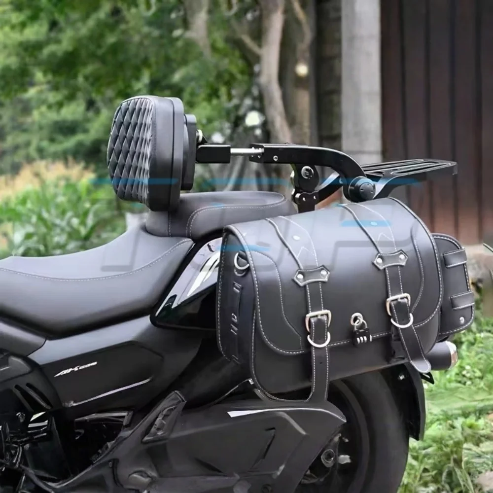 For QJMOTOR SRV 600 C modified side bag quick-release side case srv 600 c SRV 600 c srv 600 C side bag