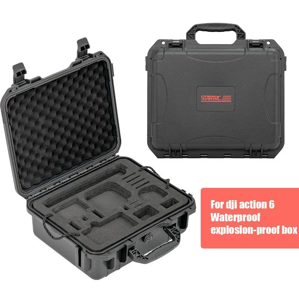 Hard Case For DJI Action 6 Waterproof Explosion-proof Box Camera Accessories Portable Carrying Storage Protective Suitcase