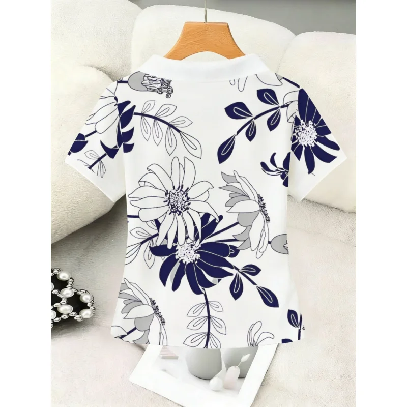 2026Women's Fashionable Multifunctional Buckle-FreePoloShirt，Fashionable multi-purpose casual top