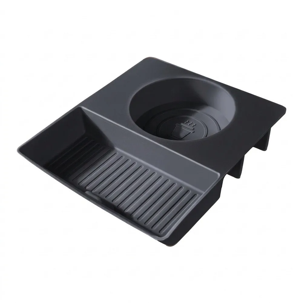 For Custom Fit Silicone Cup Holder for liner And Storage Box For Volvo For S90 2017 To 2026 Rear Console Organizer Non Slip