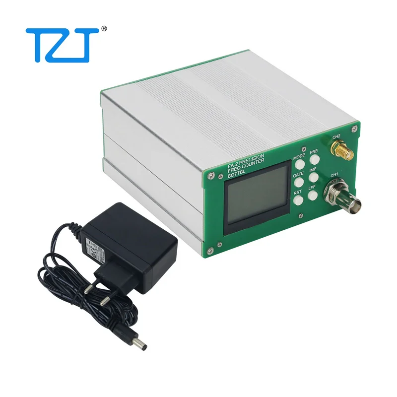 TZT FA-2-3G PLUS 1Hz-3GHz Frequency Meter Frequency Counter 11Bit/Sec 10MHz OCXO w/ Power Adapter