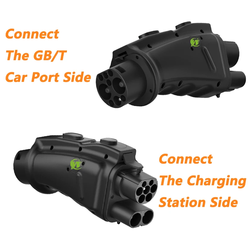 CCS2 charging GBT Car adapter 250KW DC EV Charger Ukrain ccs2 Electric Vehicle Ccs2 To Gb/t Connector for Tesla Nissan Chevrolet