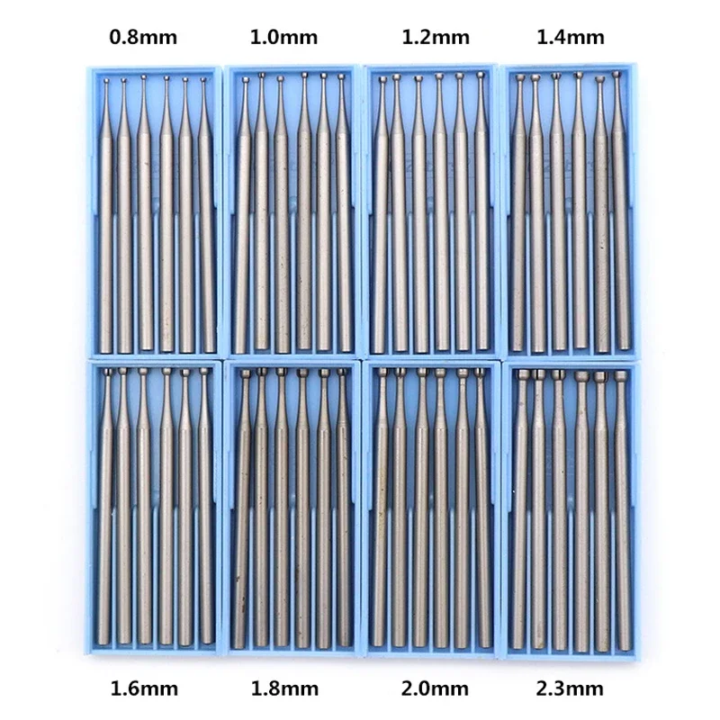 1-6 pz 0.6-2.3mm lega di acciaio al tungsteno incisione coltello da intaglio 2.35mmShank oliva ambra lavorazione del legno Router Bit fresa per legno