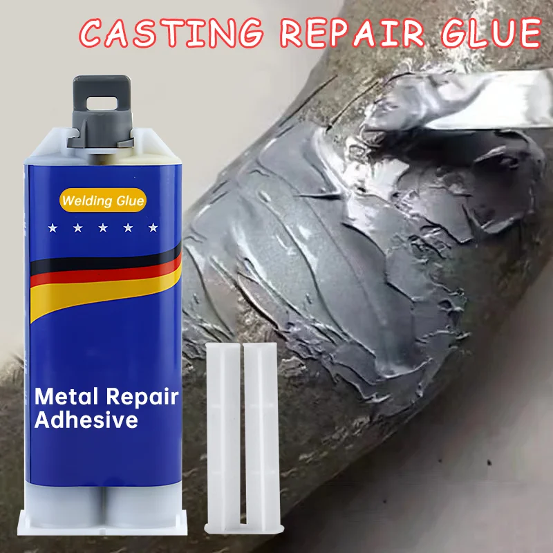 Metal Casting Repair Glue Liquid Welding Filler High Temperature Resistant Strong Glue Cold Weld Bonding Sealant