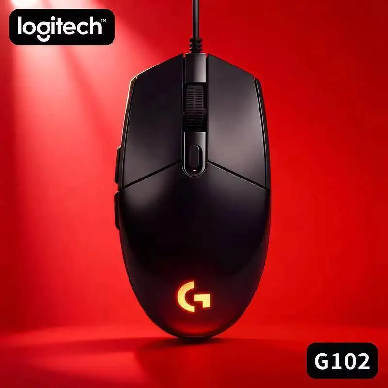 

Logitech G102 Gaming Mouse Wired, 200-8000 Adjustable DPI, 6 Programmable Buttons, RGB Light, Durable Build
