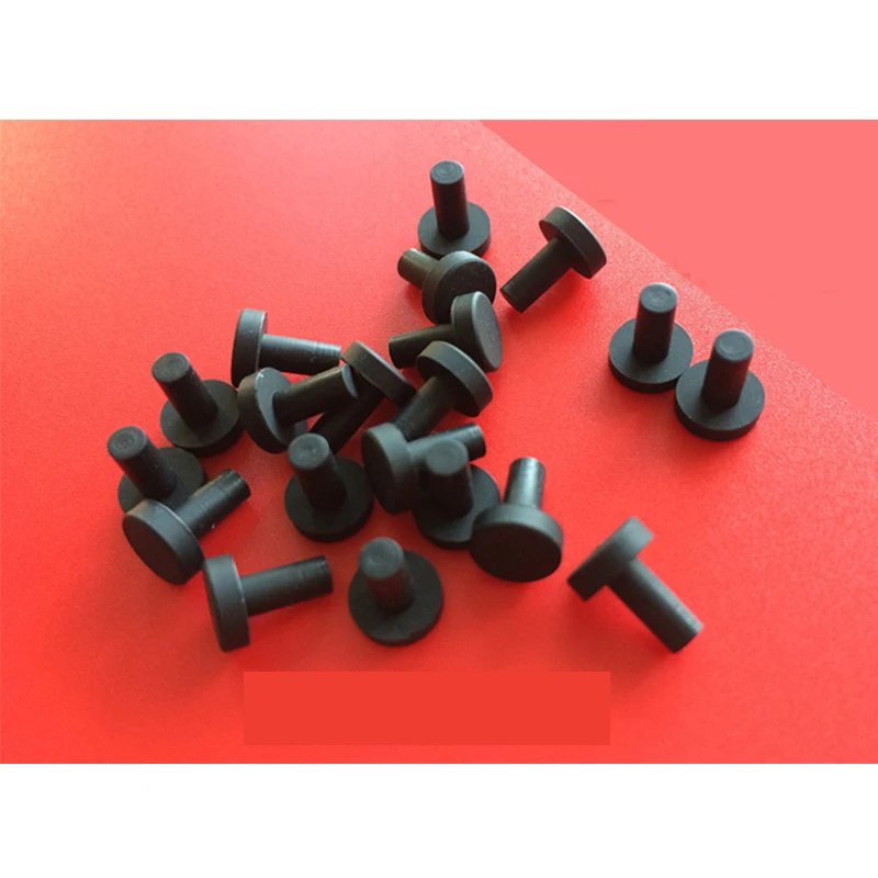 

20PCS 3mm-15mm Black/White Silicone Rubber Hole Plugs Solid T Type High Temperature Seal Stopper Dustproof Plug
