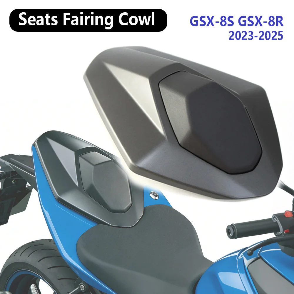 

FOR GSX-8S GSX-8R 2023 2024 2025 Motorcycle Rear Pillion Passenger Tail Seat Plate Cover GSX-8S/8R Fairing Cowl Hump Accessories